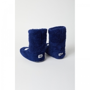 Woody pantoffels met oogjes 869 donkerblauw