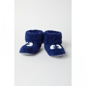 Woody pantoffels met oogjes 869 donkerblauw