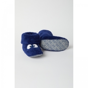 Woody pantoffels met oogjes 869 donkerblauw