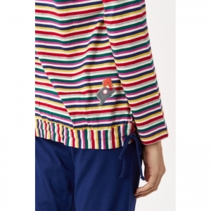 Dames pyjama, lange mouwen 921 multicolor