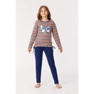 Meisjes pyjama, lange mouwen 921 multicolor