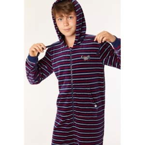 Onesie in velours 930 multicolor