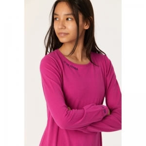 Meisjespyjama, lange mouwen 467 fuchsia