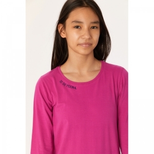 Meisjespyjama, lange mouwen 467 fuchsia