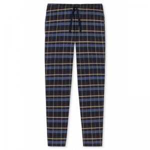 Herenpyjama, lange mouwen 816 jeansblau