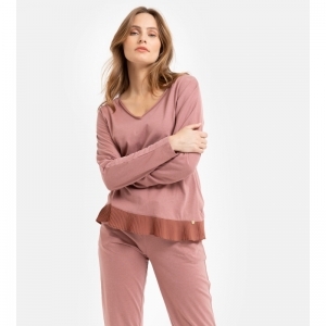 Dames pyjama 456 oudroze