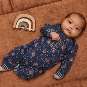 Baby jumpsuit longsleeve Navy