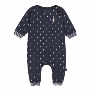 Baby jumpsuit longsleeve navy