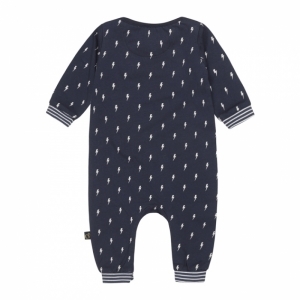 Baby jumpsuit longsleeve navy