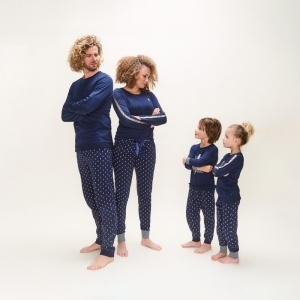 Girls pyjama set navy