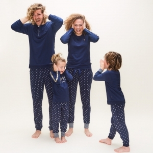 Girls pyjama set navy