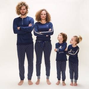 Girls pyjama set navy