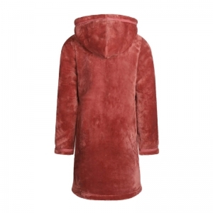 Girls bathrobe Dark red