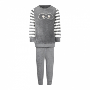 Boys velours set Dark grey