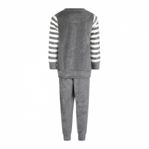 Boys velours set Dark grey