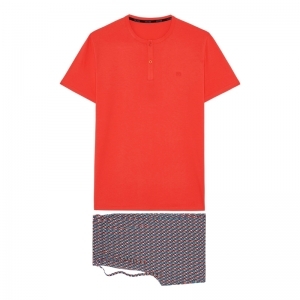 Short Sleepwear - Ricardo I0PA Red print