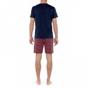 Short Sleepwear - Loe I0RA Navy print