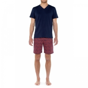 Short Sleepwear - Loe I0RA Navy print