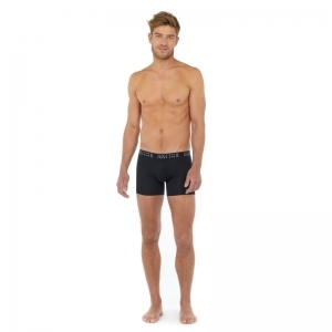 Long Boxer Briefs 3p - Rayan T033 Black/Blac