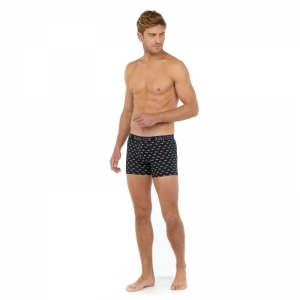 Long Boxer Briefs 3p - Rayan T033 Black/Blac