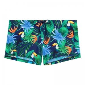 Swim shorts - Toucan P0RA Navy print