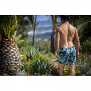 Beach Boxer - Toucan P0RA Navy print