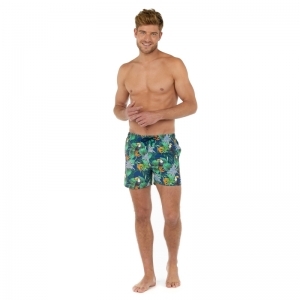 Beach Boxer - Toucan P0RA Navy print