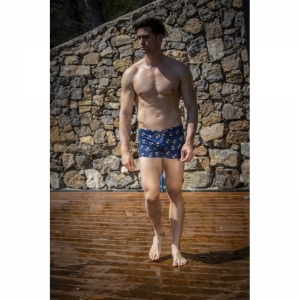 Swim shorts - Marcello I0RA Navy print