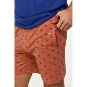 Herenpyjama, korte mouwen 856 blauw