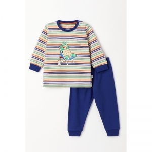 Unisex babypyjama, lange mouw 906 multicolor