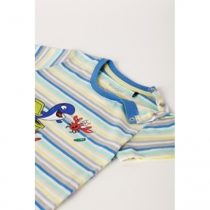 Unisex Babypyjama, korte mouw 904 multicolor