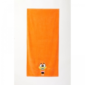 Handdoek 70x140cm + rugzakje 539 oranje