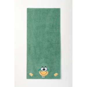 Handdoek 70x140cm + rugzakje 724 groen