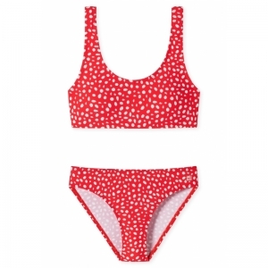 Meisjes bikini 500 rood