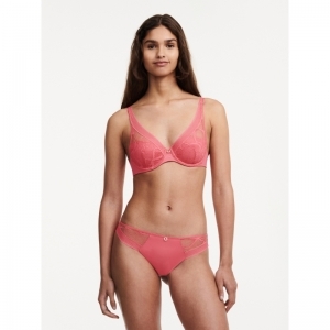 True Lace - Plunge spacer beha 0RI Koraal