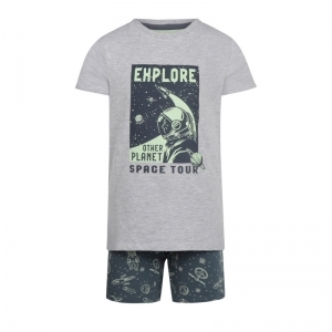 Boys short set ss Grey