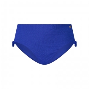 High waist bikini bottom 2360 blue waves