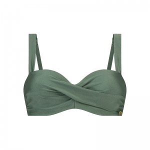 Twisted bikini top 2373 Green spar