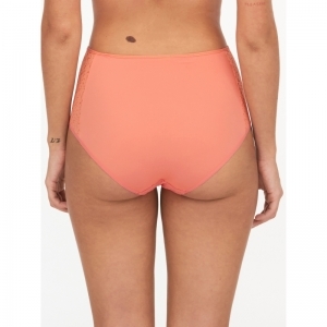 Norah High-waisted full brief 0XU Peach