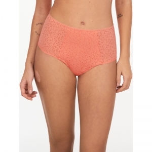 Norah High-waisted full brief 0XU Peach