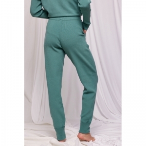 Dames homewear set 867 blauwgroen