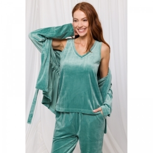 Homewear set 867 blauwgroen