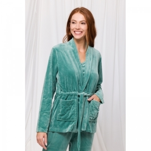 Homewear set 867 blauwgroen