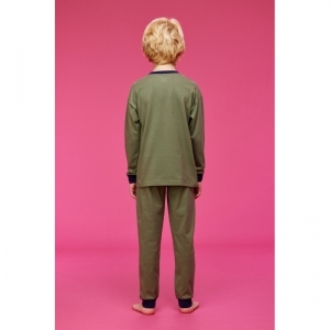 Unisex pyjama 753 kakigroen