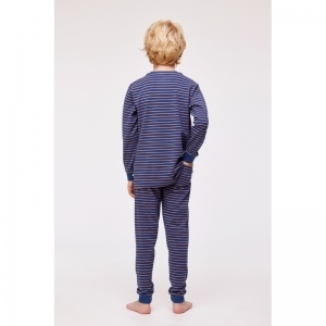 Unisex pyjama 915 donkerblauw