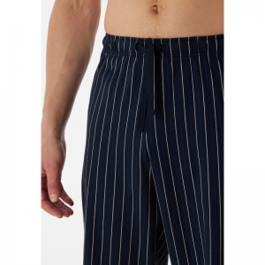 Herenpyjama, lange mouwen 815 navy