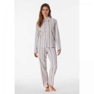 Dames pyjama, doorknoop 814 flieder