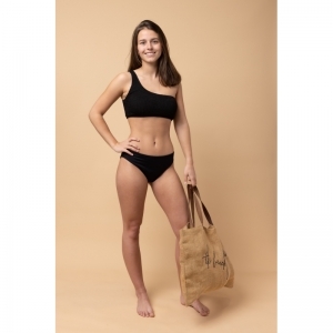 Wave menstruatie bikinislip zwart