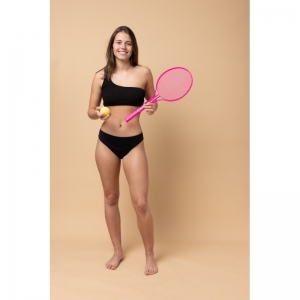 Wave menstruatie bikinislip zwart