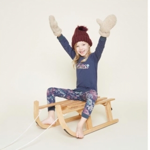 Girls long pullover set Navy